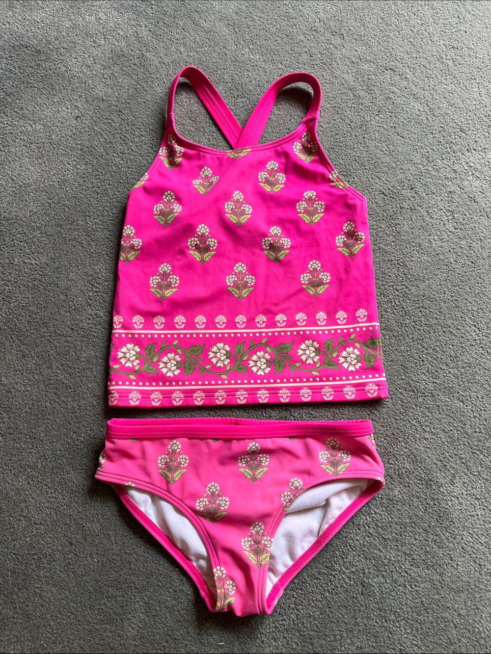 Mini Boden Tankini Swimsuit, size 6-7